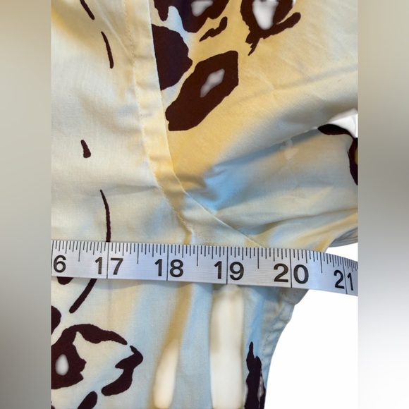 EXPRESS FLOWER PRINT BUTTON DOWN Cotton SHIRT TOP SIZE SMALL SLIM WOMENS - Picture 5 of 13